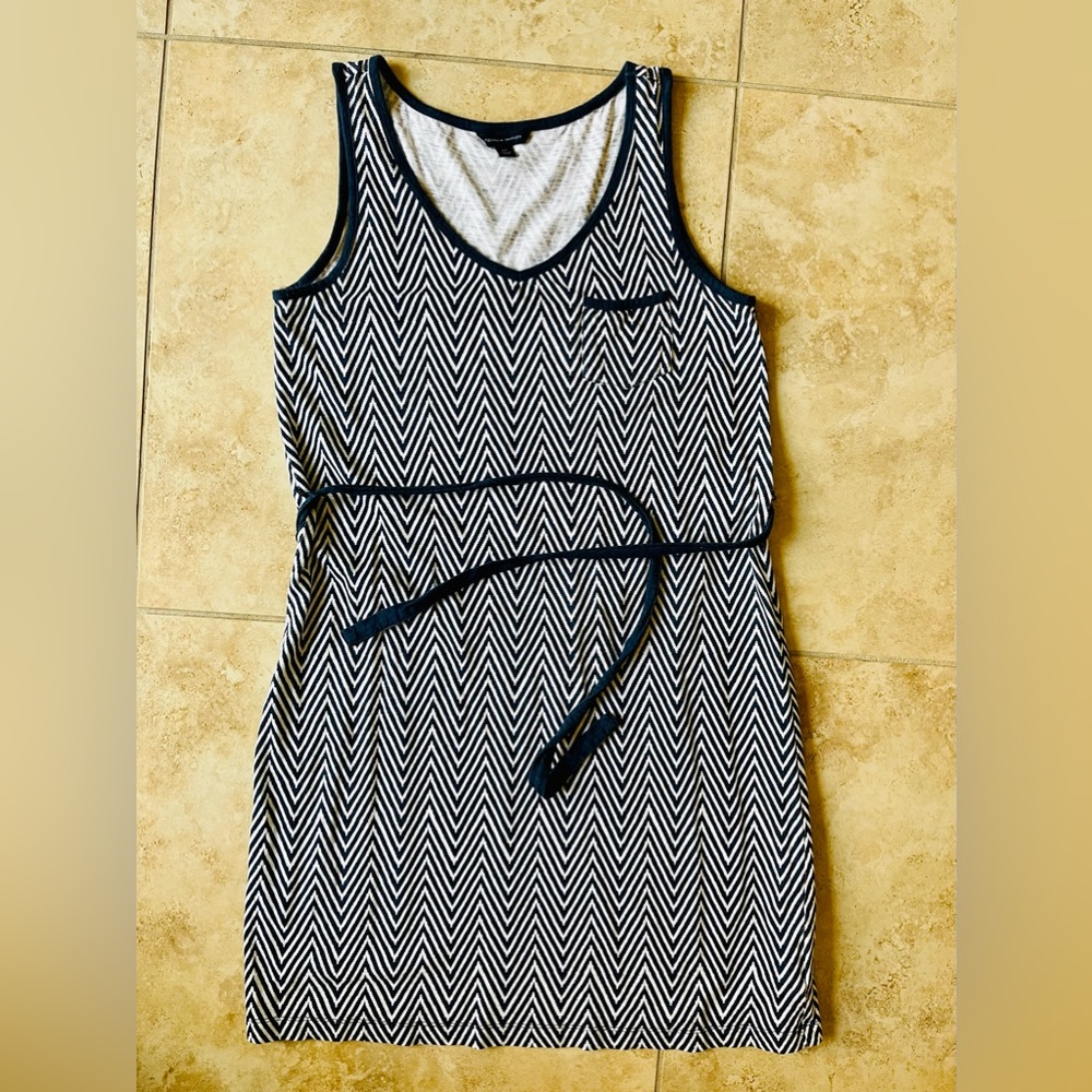Tank top Dress Tommy Hilfiger Small Navy Chevron